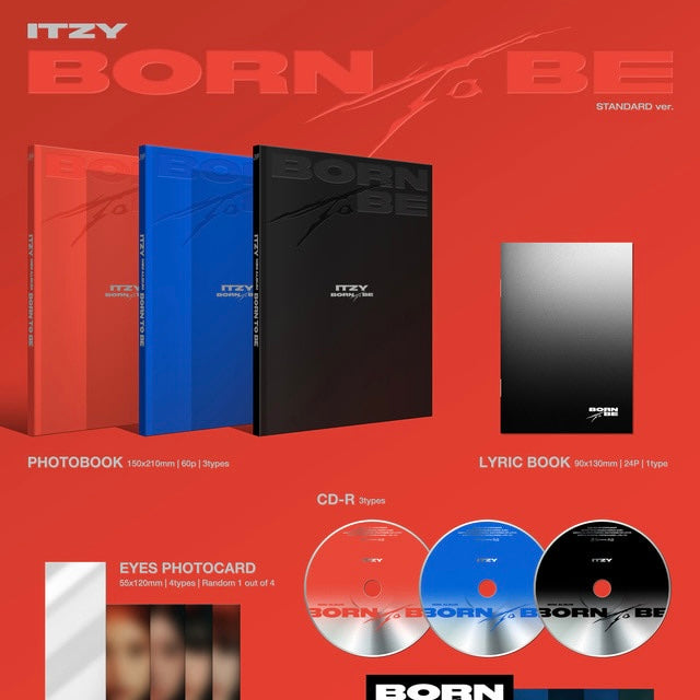 ITZY - BORN TO BE (STANDARD VER.) (3 VERSIONS)