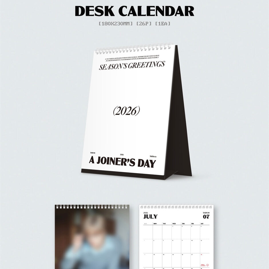 (PRE-ORDER) TAEMIN - 2026 SEASON'S GREETINGS [A JOINER'S DAY]