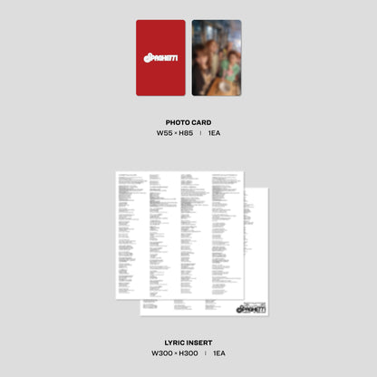 (PRE-ORDER) LE SSERAFIM - 1ST SINGLE ALBUM [SPAGHETTI] VINYL (2 VERSIONS) RANDOM