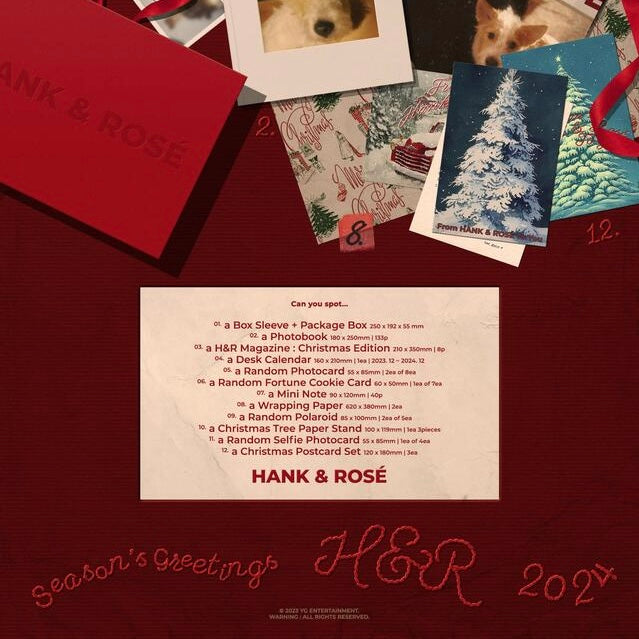 ROSÉ - SEASON'S GREETINGS: FROM HANK & ROSE TO YOU [2024]