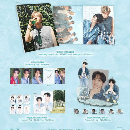 (PRE-ORDER) DICON VOLUME N°30 SPECIAL EDITION ENHYPEN [GOLDEN AGE A-TYPE] (7 VERSIONS) - LightUpK