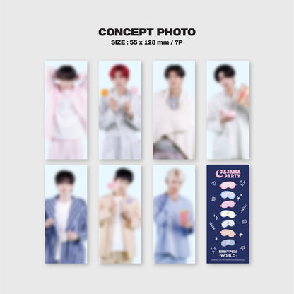 (PRE-ORDER) ENHYPEN - WORLD COUPON CARD COLLECTION (PAJAMA PARTY BASIC VER.) - LightUpK