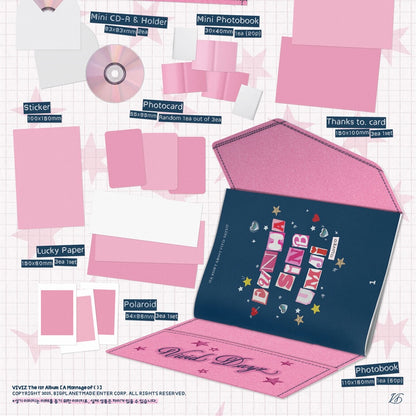 VIVIZ - THE 1ST ALBUM [A MONTAGE OF ( )] (LOVE VER.) - LightUpK