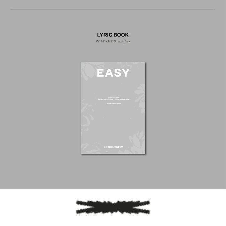 LE SSERAFIM - 3RD MINI ALBUM [EASY] (3 VERSIONS)