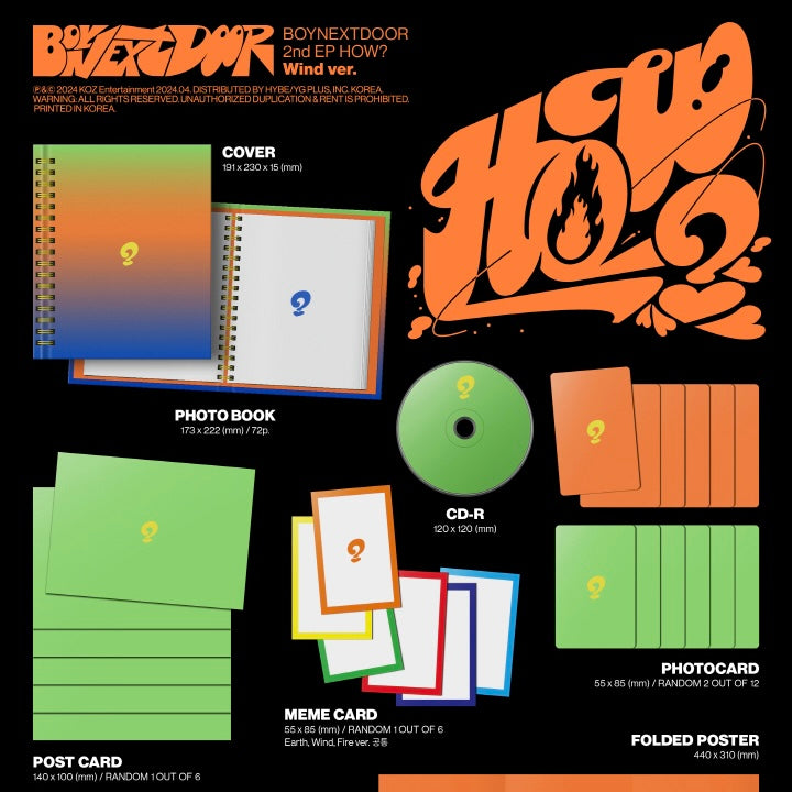 BOYNEXTDOOR - 2ND EP [HOW?] (3 VERSIONS)