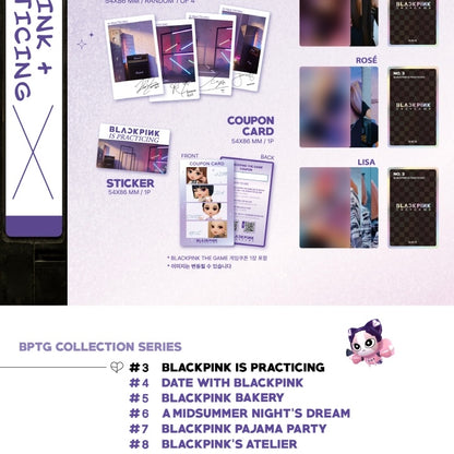 BLACKPINK - CARTES À ÉCHANGER DE LA COLLECTION DE PHOTOCARDS DU JEU (3 VERSIONS)