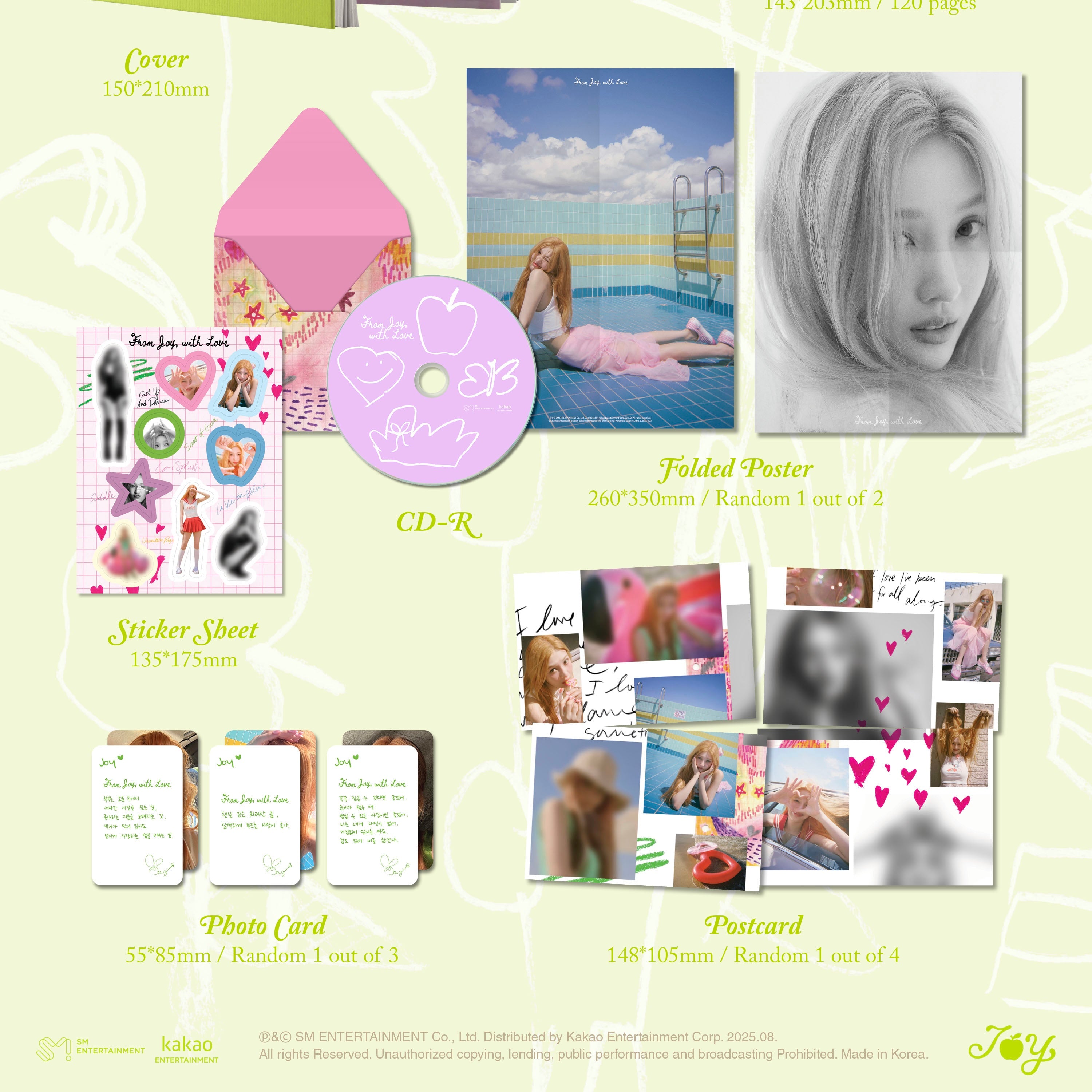 The 1st Mini Album「From JOY, with Love」 Red Velvet JOY 1st Mini Album 