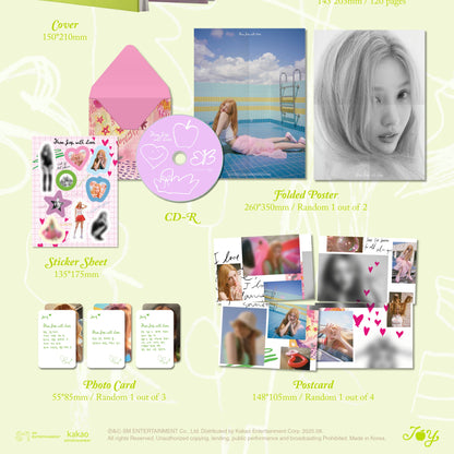 (PRE-ORDER) JOY - 1ST MINI ALBUM [FROM JOY, WITH LOVE] (PHOTO BOOK VER.) - LightUpK