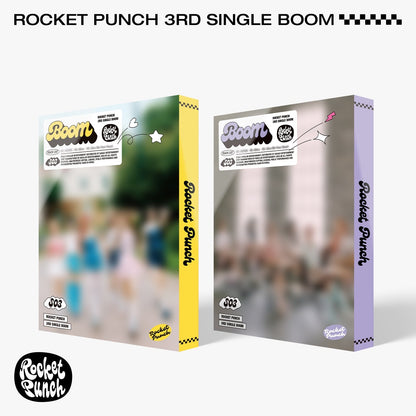 ROCKET PUNCH - BOOM (3ÈME ALBUM UNIQUE) (2 VERSIONS)