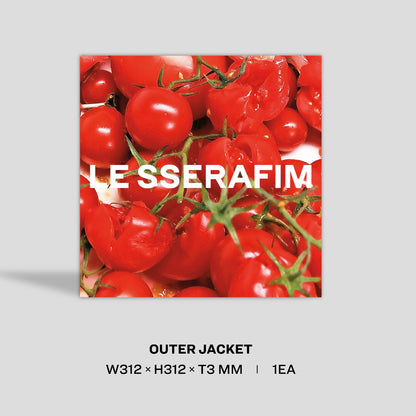 (PRE-ORDER) LE SSERAFIM - 1ST SINGLE ALBUM [SPAGHETTI] VINYL (2 VERSIONS) RANDOM