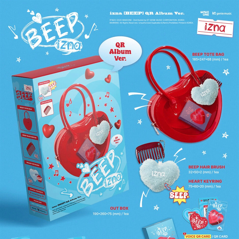 IZNA - SINGLE ALBUM [BEEP] (QR ALBUM VER.) - LightUpK