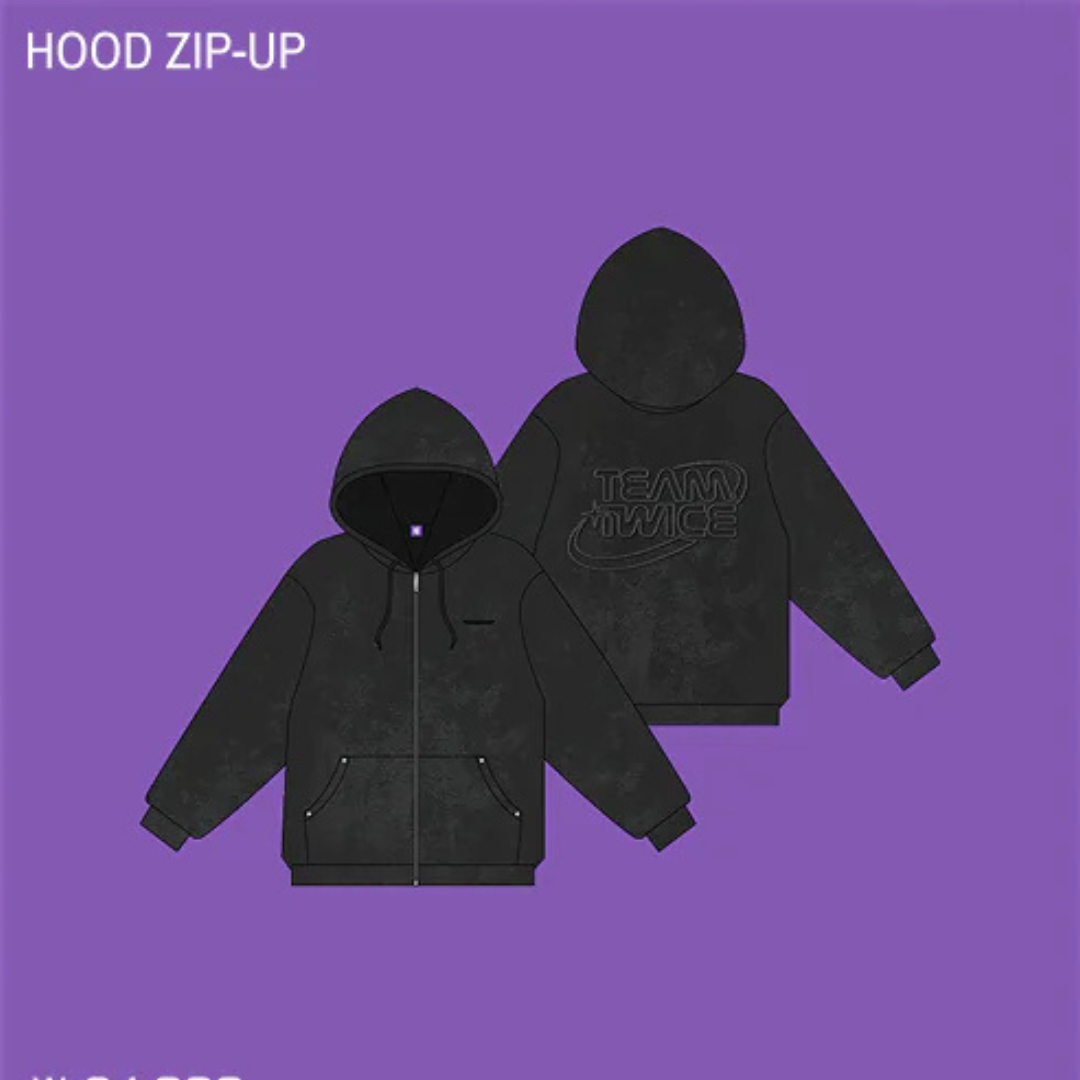 (PRE-ORDER) TWICE - 2025 TWICE FANMEETING <10VE UNIVERSE> - HOOD ZIP-UP - LightUpK