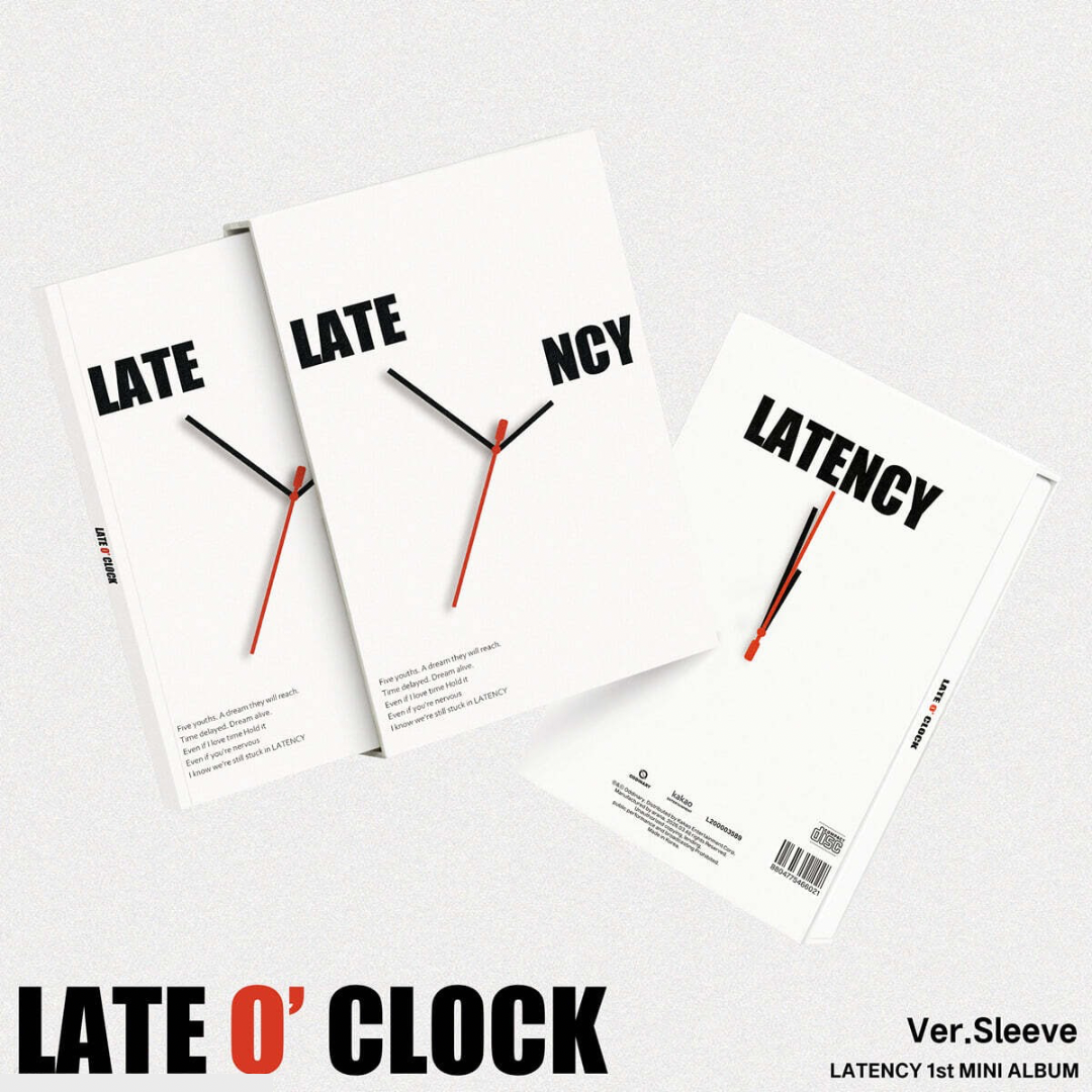 (PRE-ORDER) LATENCY - 1ST MINI ALBUM [LATE O' CLOCK] (SLEEVE VER.) - LightUpK