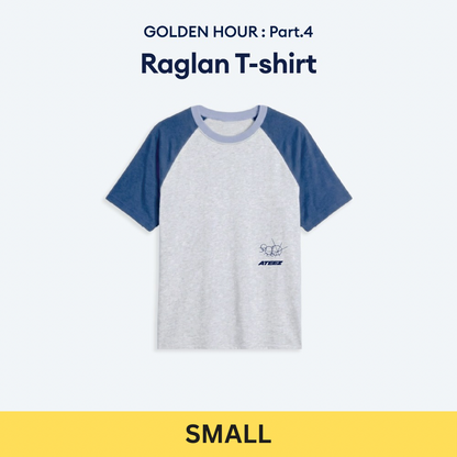 (PRE-ORDER) [HELLO82] ATEEZ - GOLDEN HOUR : PART.4 MERCH - RAGLAN T-SHIRT (3 SIZES)