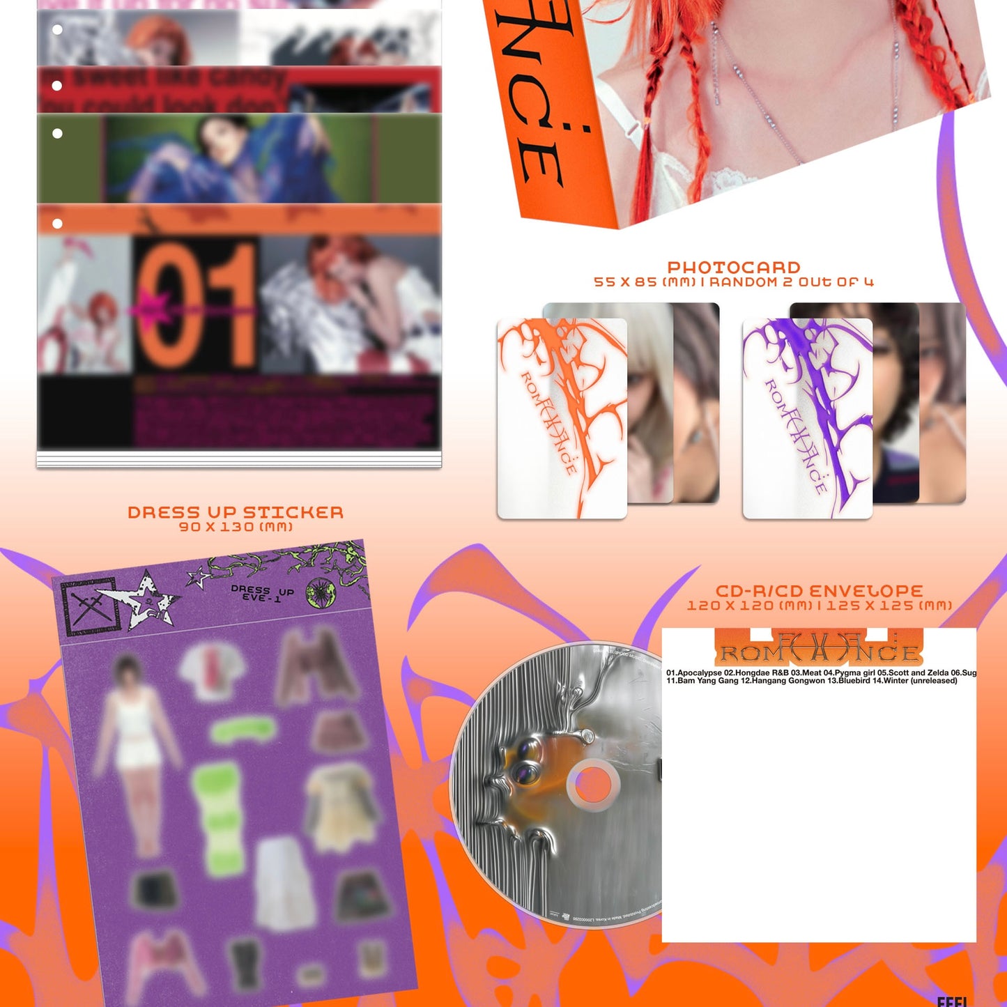 (PRE-ORDER) BIBI - 2ND ALBUM [EVE: ROMANCE] (2 VERSIONS) RANDOM - LightUpK