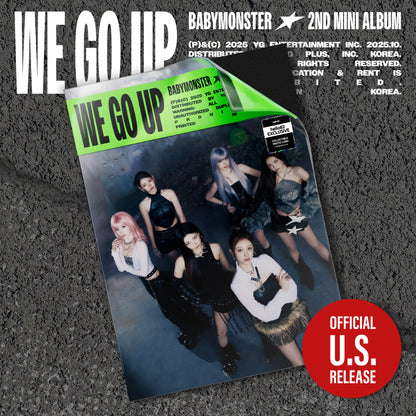 (PRE-ORDER) [HELLO82] (HELLO82 EXCLUSIVE) BABYMONSTER - WE GO UP (3 VERSIONS) - LightUpK