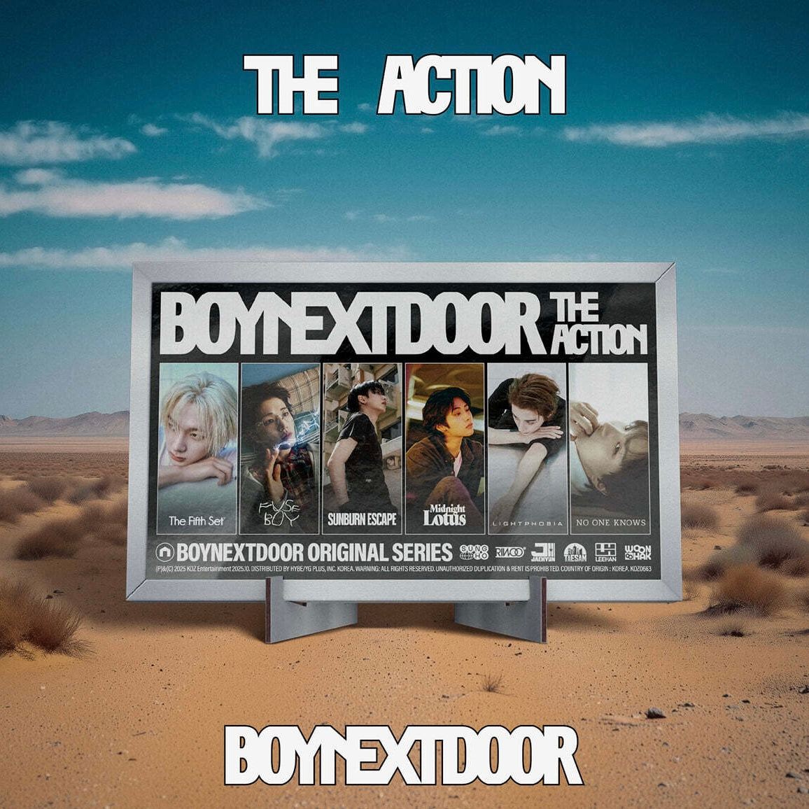 (PRE-ORDER) BOYNEXTDOOR - 5TH EP [THE ACTION] (FRAME VER.) - LightUpK
