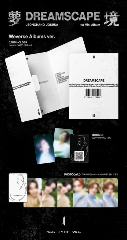 (PRE-ORDER) JEONGHANXJOSHUA (SEVENTEEN) - 1ST MINI ALBUM [DREAMSCAPE] WEVERSE ALBUMS VER.