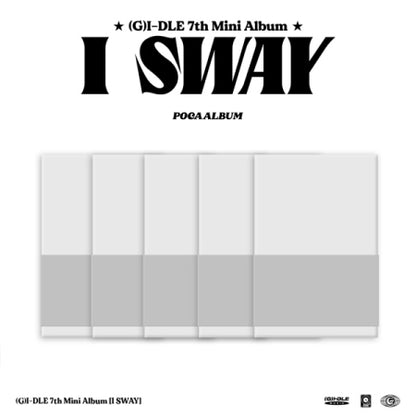 (G)I-DLE - I SWAY (7ÈME MINI ALBUM) (VERSION POCAALBUM) (5 VERSIONS)