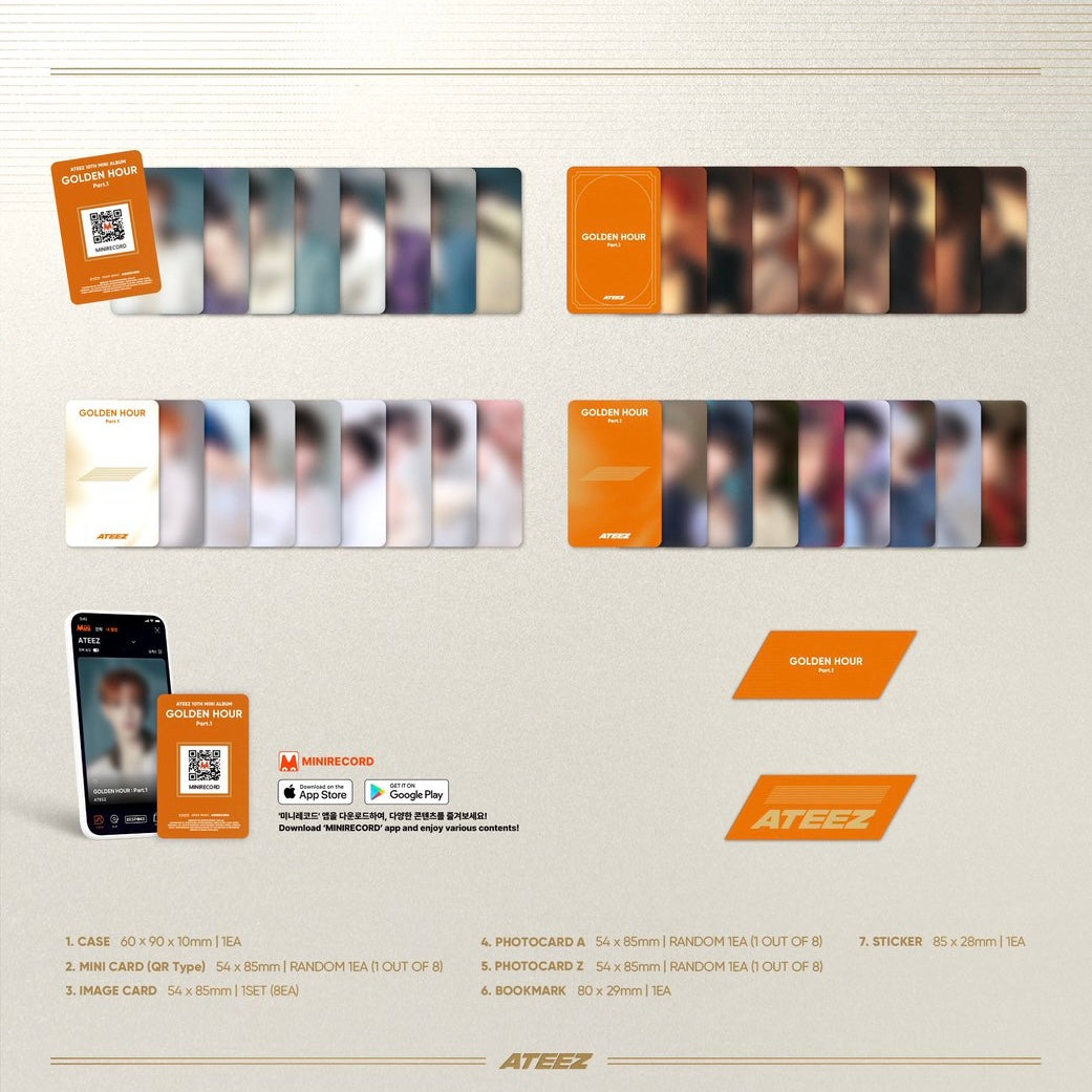 (PRE-ORDER) ATEEZ - GOLDEN HOUR : PART 1 (PLATFORM VER.)