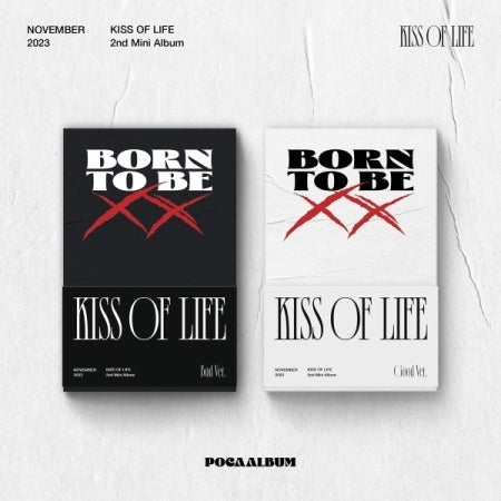 KISS OF LIFE - 2ND MINI ALBUM [BORN TO BE XX] (POCA) (2 VERSIONS) - LightUpK