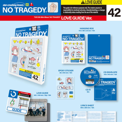 (PRE-ORDER) [HELLO82] [HELLO82 EXCLUSIVE] TWS - NO TRAGEDY (2 VERSIONS) - LightUpK