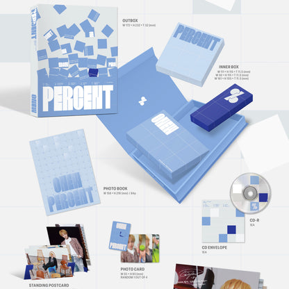 ONEW - 2ND ALBUM [PERCENT] (PHOTOBOOK VER.) (2 VERSIONS) - LightUpK