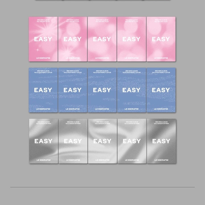 LE SSERAFIM - 3RD MINI ALBUM [EASY] (3 VERSIONS)