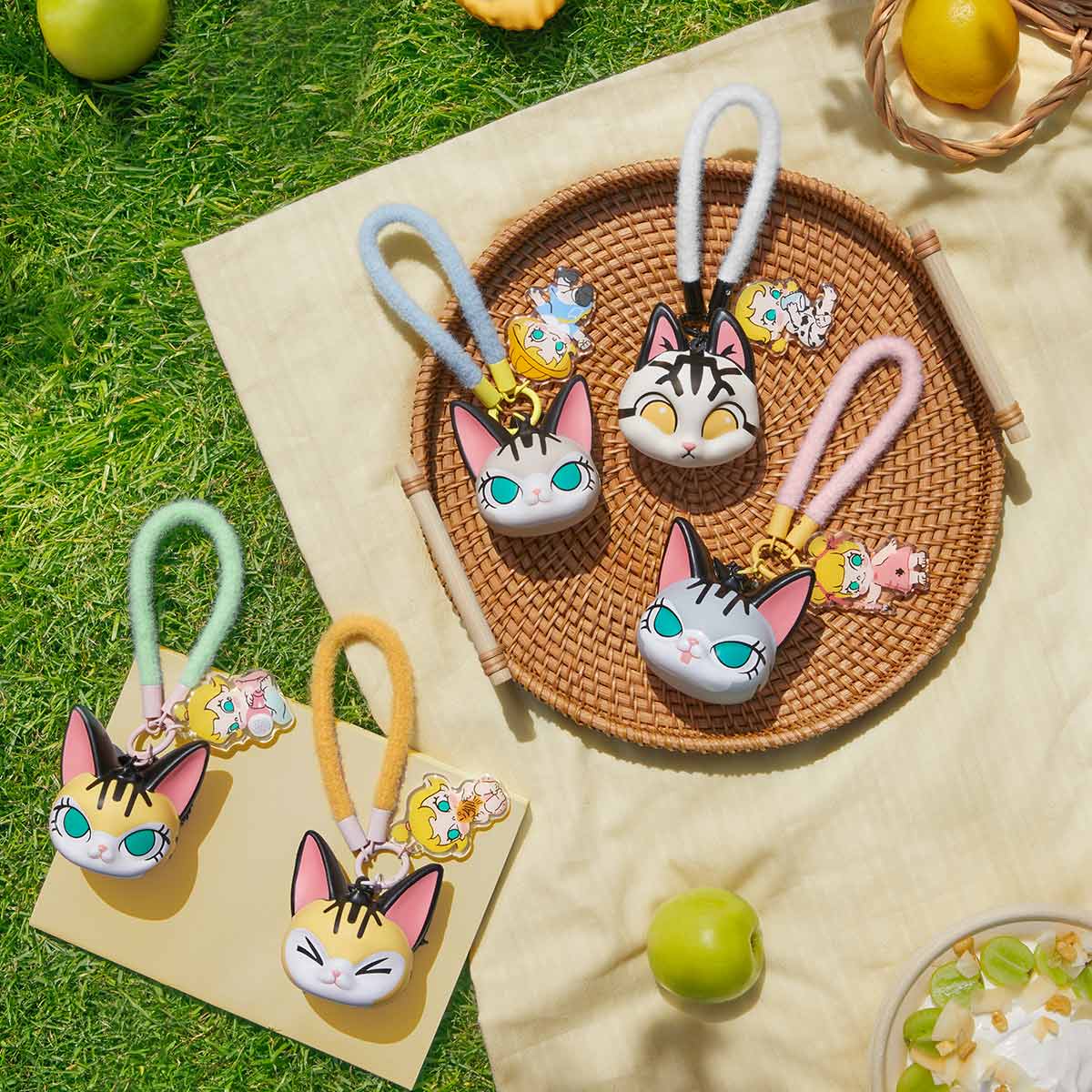 [BLINDBOX] BABY MOLLY & BABY TABBY SERIES - PINCH PENDANT BLIND BOX - LightUpK