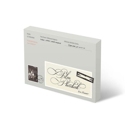 (PRE-ORDER) LE SSERAFIM - FILM PHOTOBOOK : DEAR, FEARNOT - LightUpK