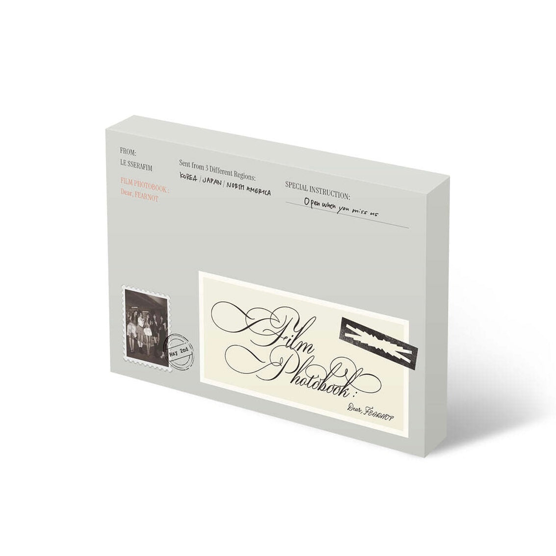 (PRE-ORDER) LE SSERAFIM - FILM PHOTOBOOK : DEAR, FEARNOT - LightUpK