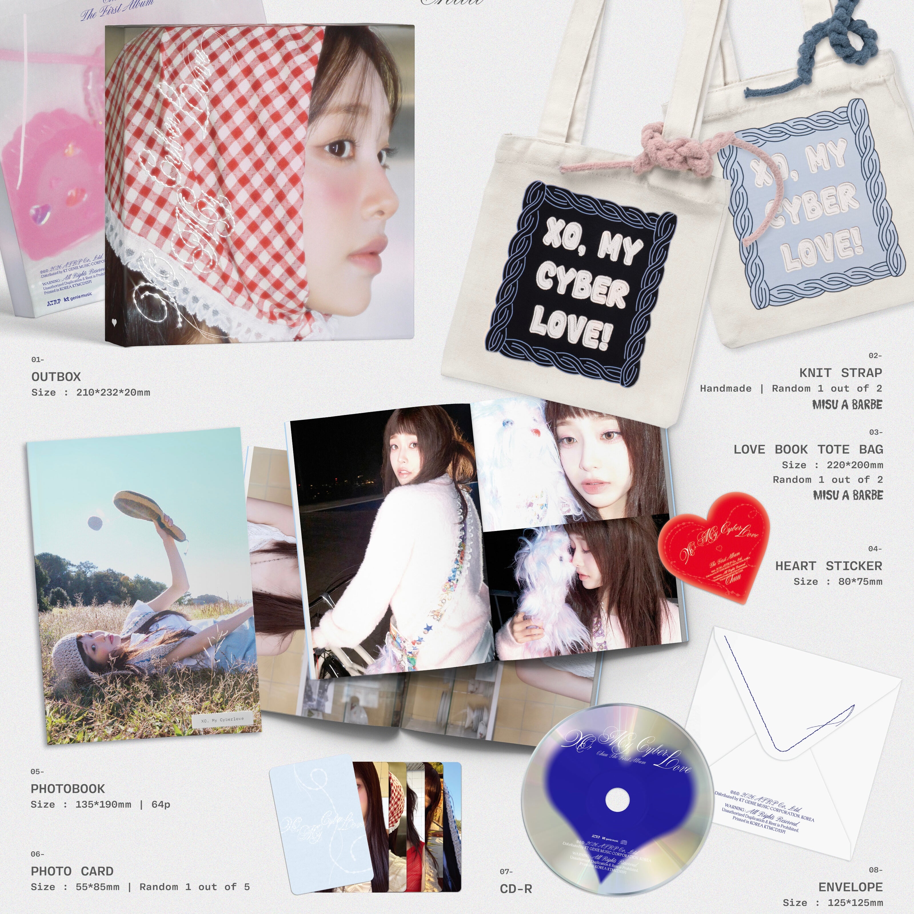 CHUU - THE FIRST ALBUM [XO, MY CYBERLOVE] LOVE VER. - LightUpK