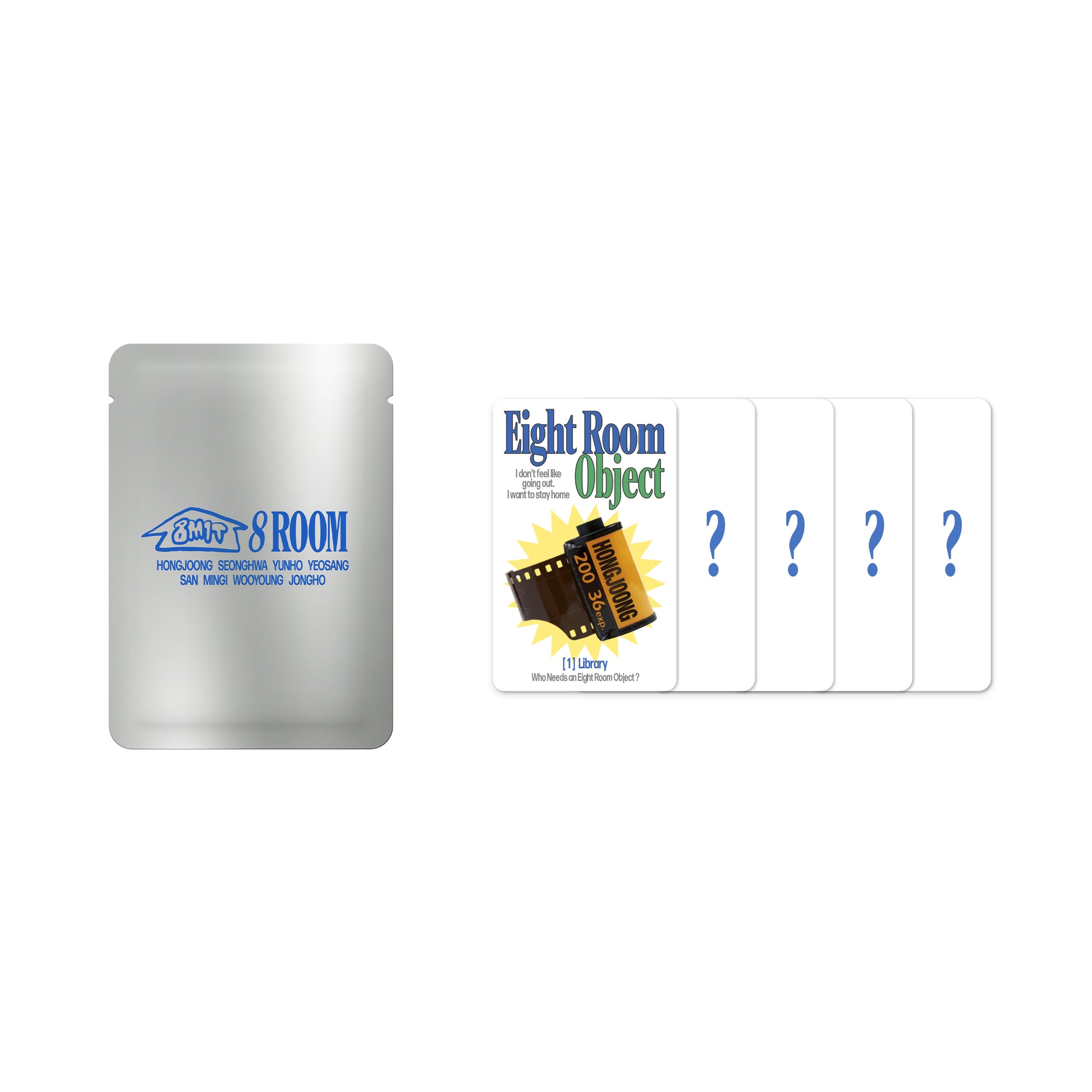 (PRE-ORDER) ATEEZ - 8ROOM POP-UP OFFICIAL MERCH - PHOTOCARD PACK (2 VERSIONS) - LightUpK