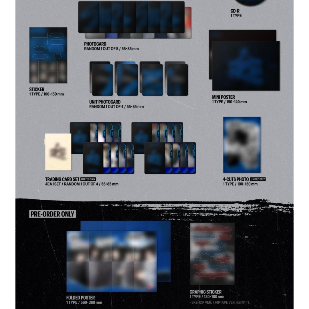 (PRÉCOMMANDE) STRAY KIDS - SKZHOP HIPTAPE [合 (HOP)] (HIPTAPE VER.) (LIMITED VER.)