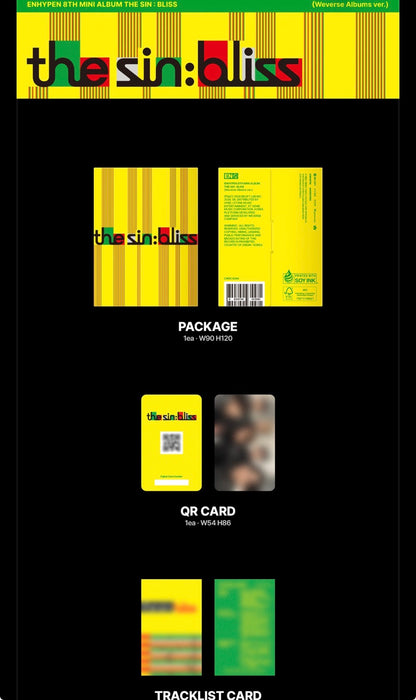 (PRE-ORDER) ENHYPEN - THE SIN: BLISS (WEVERSE ALBUMS VER.)