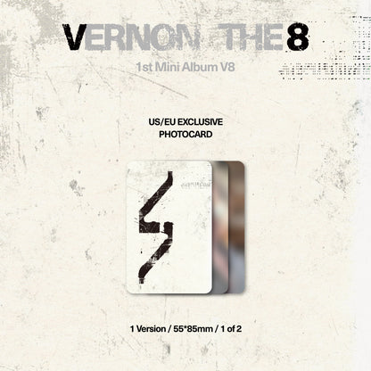 (PRE-ORDER) [hello82] [hello82 EXCLUSIVE] THE 8, VERNON - V8 1st Mini Album 'V8' (2 VERSIONS)