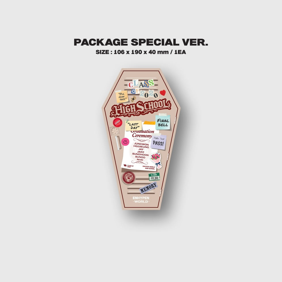 (PRE-ORDER) ENHYPEN - WORLD COUPON CARD COLLECTION (HIGH SCHOOL SPECIAL VER.) - LightUpK