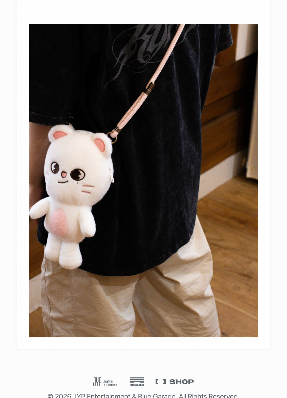 (PRE-ORDER) STRAY KIDS - SKZOO PLUSH CROSS BAG - RUN IT (8 VERSIONS)