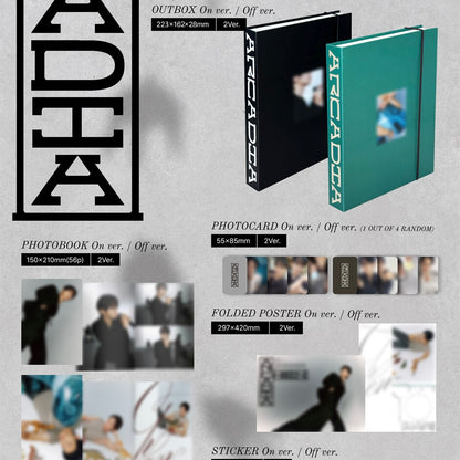 (PRE-ORDER) CHEN - THE 5TH MINI ALBUM [ARCADIA] (2 VERSIONS) RANDOM - LightUpK