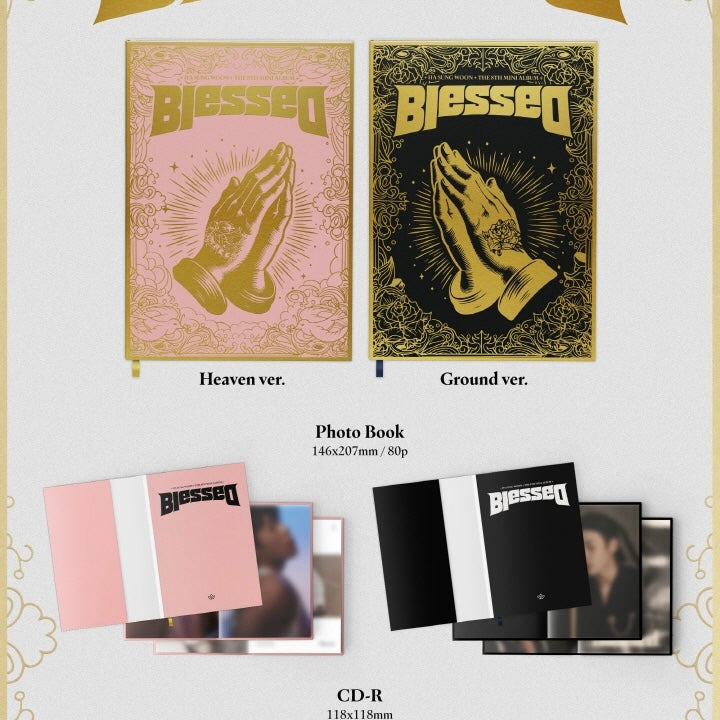 HA SUNG WOON - 8TH MINI ALBUM [BLESSED] (PHOTOBOOK) (2 VERSIONS) - LightUpK