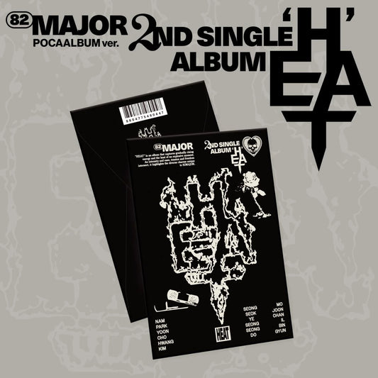 82MAJOR - 2ND SINGLE ALBUM [HEAT] (POCA VER.)