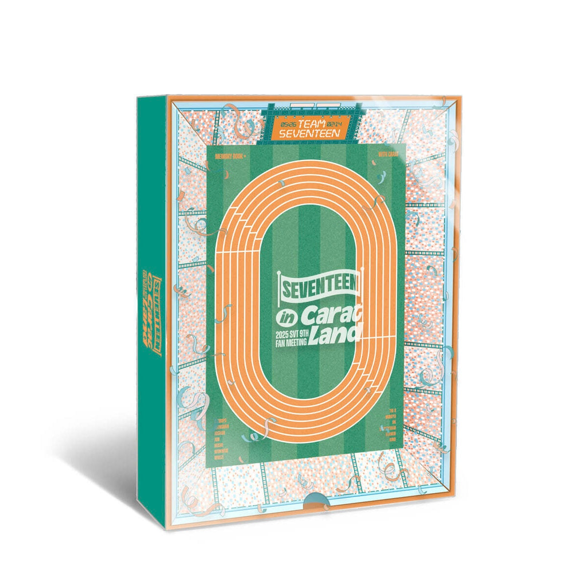 (PRE-ORDER) SEVENTEEN - 2025 SVT 9TH FAN MEETING [SEVENTEEN IN CARAT LAND] MEMORY BOOK+ - LightUpK