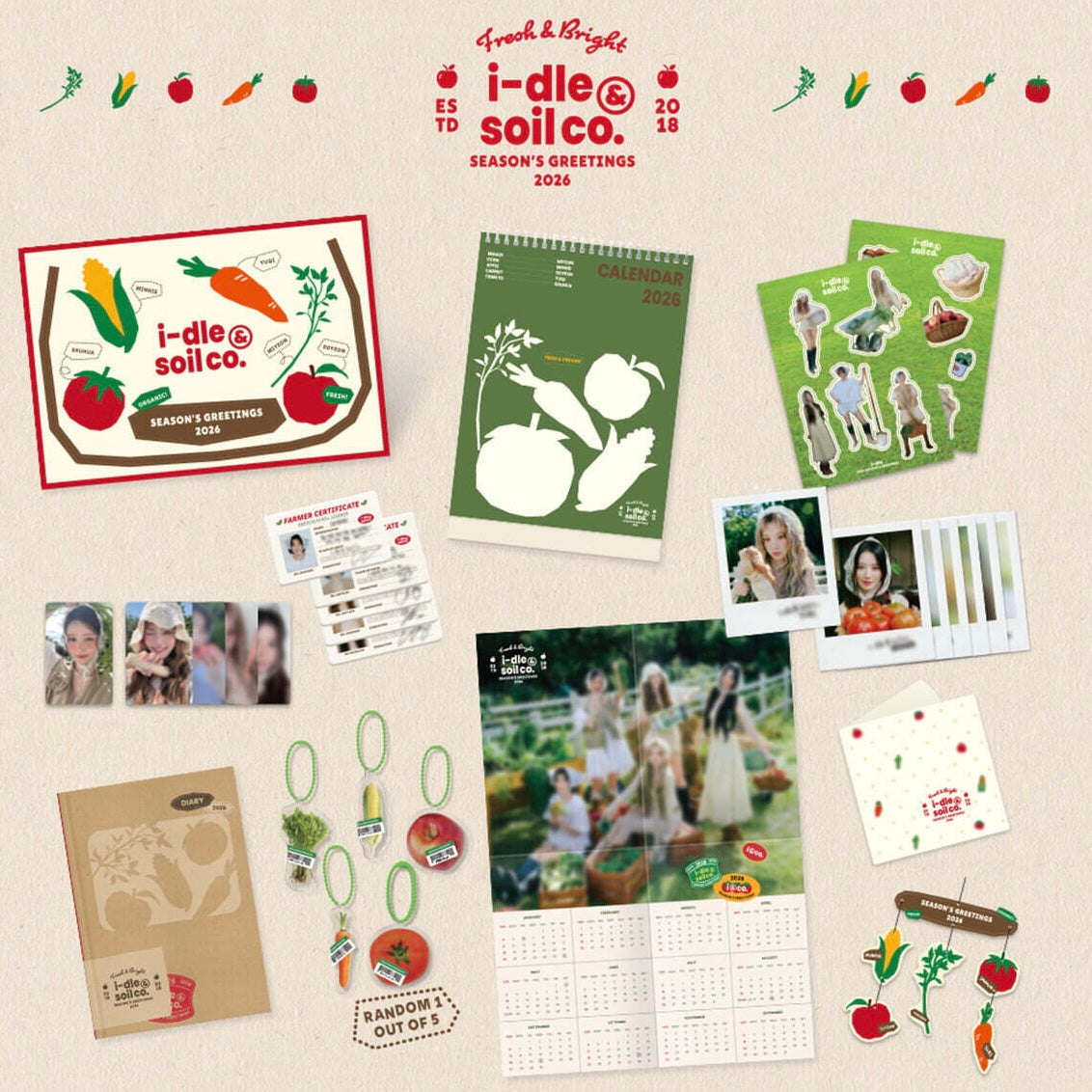 (PRE-ORDER) I-DLE - 2026 SEASON'S GREETING [I-DLE & SOIL CO.]