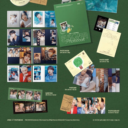 ATEEZ - LIVRE PHOTO ÉTÉ 2024 DVD