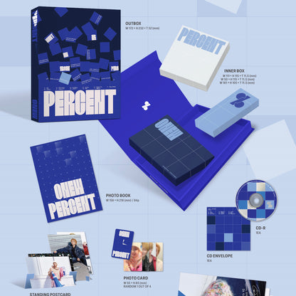 ONEW - 2ND ALBUM [PERCENT] (PHOTOBOOK VER.) (2 VERSIONS) - LightUpK