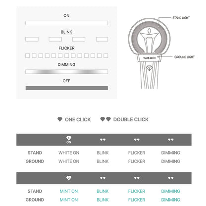 TAEMIN - BÂTON LUMINEUX OFFICIEL