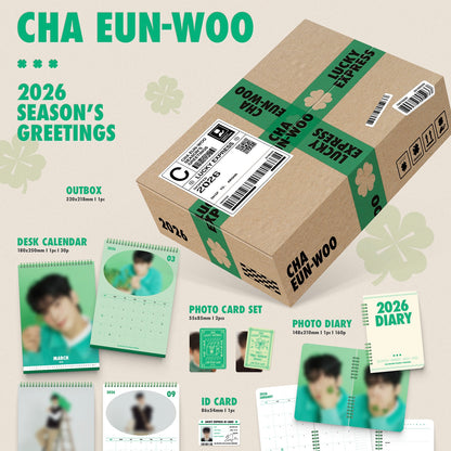 (PRÉCOMMANDE) CHA EUN-WOO - MEILLEURS VŒUX 2026 [LUCKY EXPRESS]