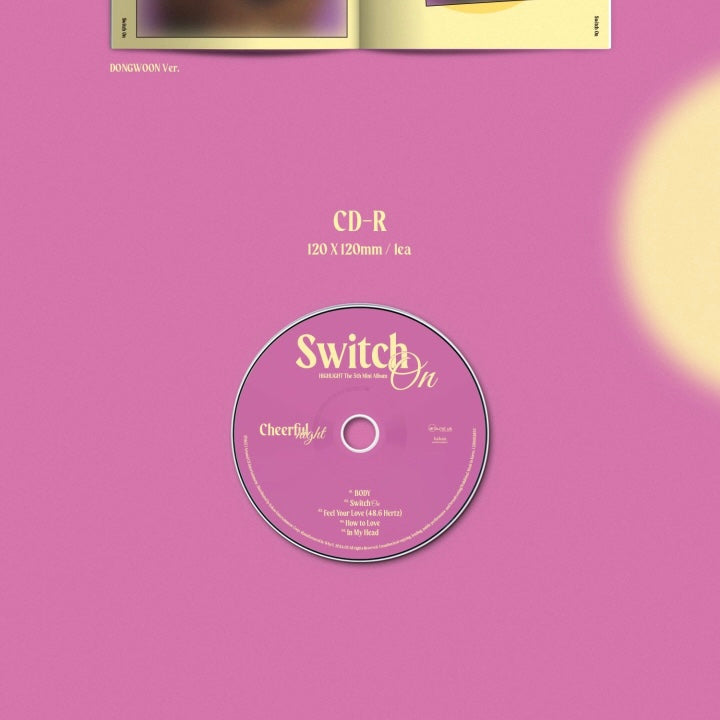 HIGHLIGHT - THE 5TH MINI ALBUM [SWITCH ON] (DIGIPACK VER.) (4 VERSIONS)