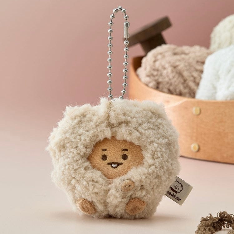 BTS - BT21 PLUSH KEYRING MADE BY RJ - LightUpK