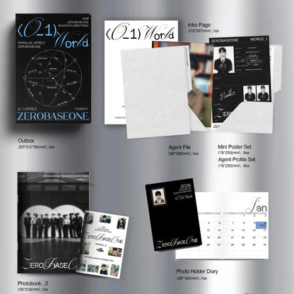 (PRE-ORDER) ZEROBASEONE - 2026 SEASON'S GREETINGS [(0_1) WORLD] - LightUpK